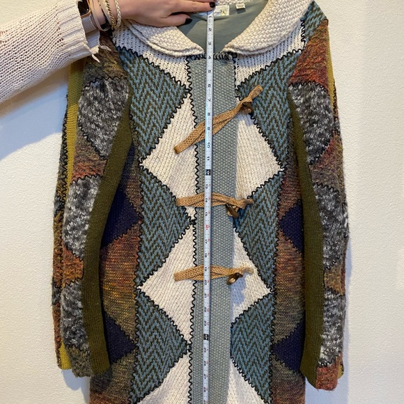 ANTHROPOLOGY Charlie and Robin gorgeous knit coat - Picture 8 of 11